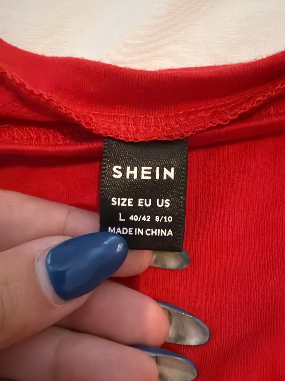 SHEIN Red Ruffle Sleeve Tank Top - Picture 3 of 4
